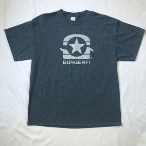 BurgerFi Restaurant Gray T-shirt